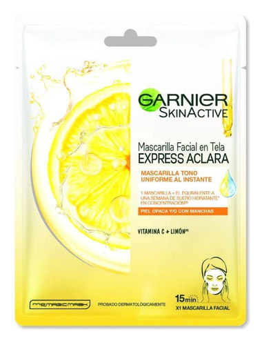 Mascarilla Express Aclara Anti-manchas Garnier