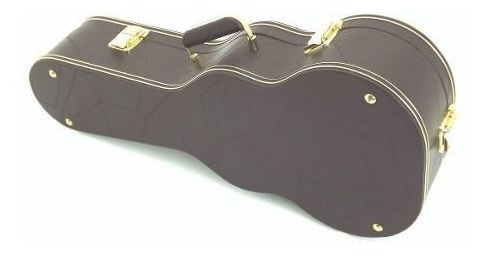 Case Para Cavaquinho Extra Luxo Marrom Café Com 3 Fechos