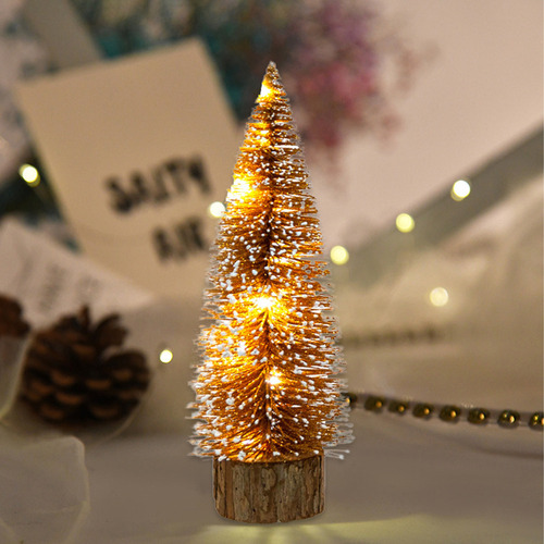 Mini Árbol De Navidad Con Iluminación Led, Árbol De Navidad