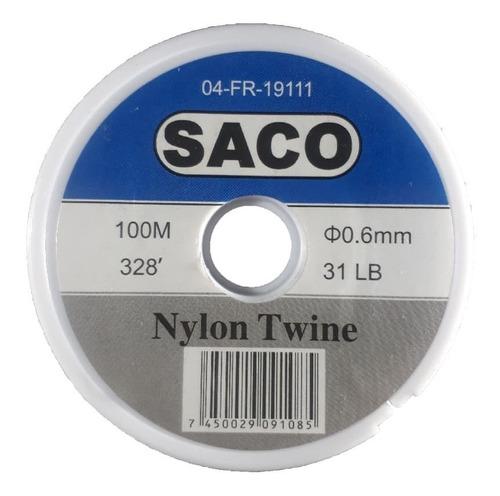 Nylon Pesca 1.1mm X 100 Metros Saco As-19808