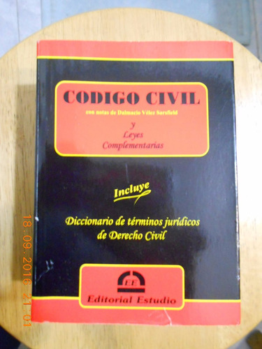 Codigo Civil De Editorial Estudio Edicion 2009