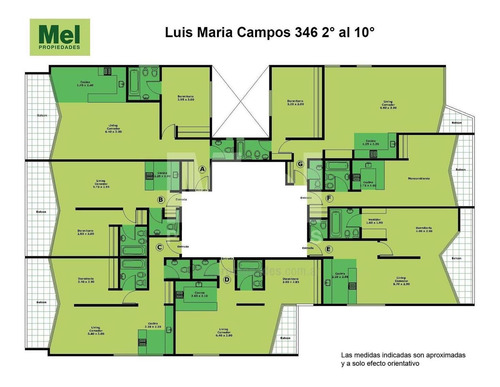 Imagen 10 de 10 de Departamento En El Emprendimiento Luis María Campos 346