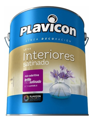 Latex Plavicon Interior Satinado 10l Bco Pintumm