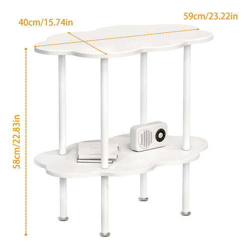 Washranp Mesa Auxiliar Mesa De Café Para Sofá Mesa De Té En