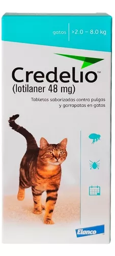 Antipulgas Masticable Credelio Gatos 2 A 8 3 Tabletas