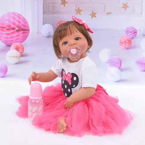 Roupa Para Boneca Bebê Reborn Body Cupcake - Shiny Toys