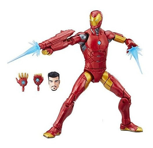 Marvel Black Panther Legends Series Iron Man, 6 Pulgadas.