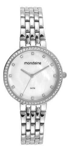 Relogio Mondaine Feminino Ref: 32741l0mvne2 Casual Prateado