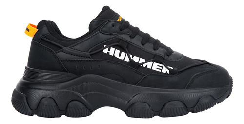 Tenis Tipo Chunky Choclo Hummer 39wa Negro Para Mujer