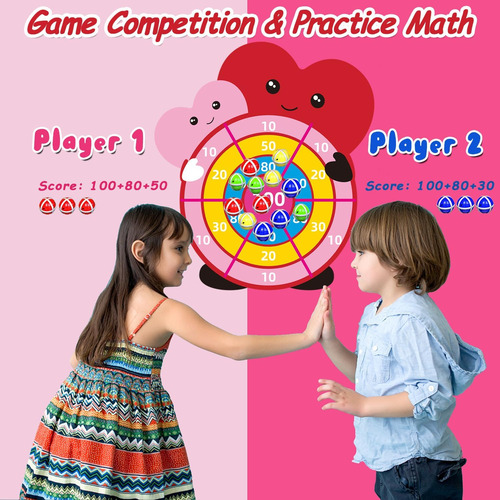 Regalos De San Valentín Para Niños,30 Juego De Diana Gra...