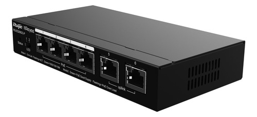 Ruijie Reyee Rg-es206gc-p Switch Poe 6 Puertos 2 Uplink Giga