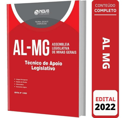 Apostila Al Mg - Técnico De Apoio Legislativo Almg