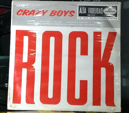 $ Lp Los Crazy Boys- Rock- Sellado 