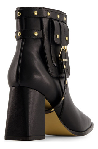 Botin Formal Z92465ve Sintetica Pasador Tachas Empresaria