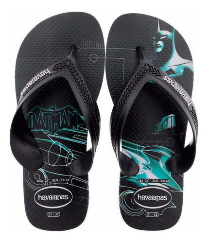 Ojotas Marvel Batman Super Heroes Havaianas - Mundo Manias