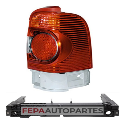 Faro Giro Trasero Vw Sharan 2004 / 09 Exterior Cromado Mica