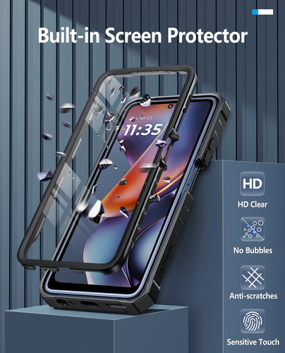 Capa De Celular Com Suporte Para Motorola Moto G 5g 2025 C