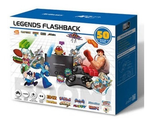 Consola Legends Flashback Commando Megaman Street Fighter