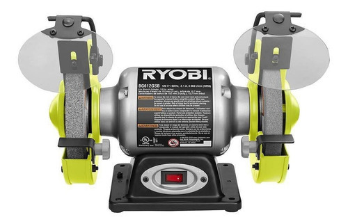 Esmeriladora De Banco Ryobi 3600 Rpm 250 Watts Mod Bg612g