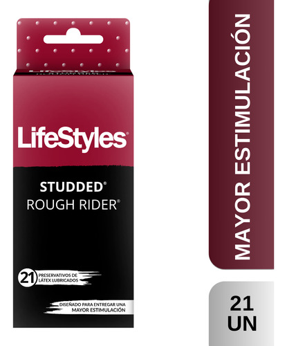 Lifestyles preservativos condones 21 unidades textura tachones