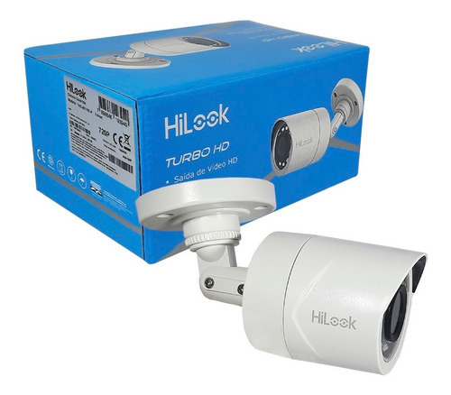 Camera Bullet Hilook Hikvision 4x1 720p/1mega L2.8mm Ip66 Cor Branco