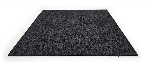 Alfombra Modular Alto Transito Oficina Boucle De Nylon Gris Oscuro
