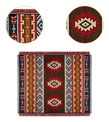 Cobertor De Boêmio, Tapete De Viagem Versátil, 90cmx150cm