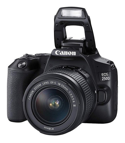 Camara Canon 250d , 4k ,  24mpx Lente 18-55stm Gtia. 