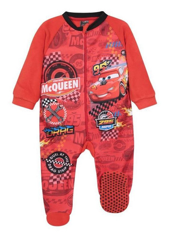 Pijama Bebé Niño Polar Entero Rojo Drag Disney Cars