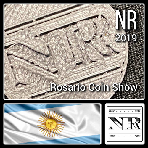 Ficha - Numismatica Rosario - Coin Show 2019 - Simil Plata