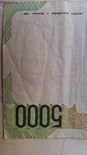 Billetes Liras Italianas 5000 Y 10000 (Usado)