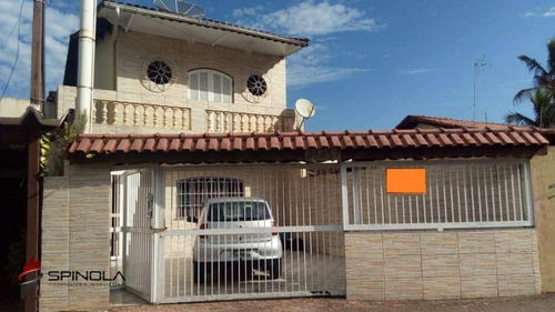 Imagem 2 de 19 de Sobrado Com 3 Dormitórios À Venda, 169 M² Por R$ 450.000,00 - Solemar - Praia Grande/sp - So0057