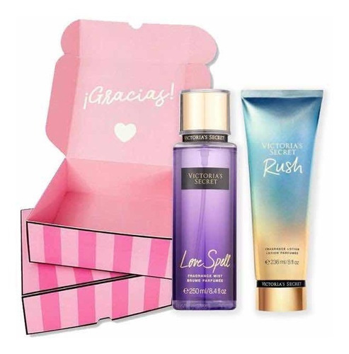 Beauty Box Victoria's Secret 1 Splash + 1 Crema Envio Gratis