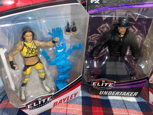 Imagen 2 de 4 de Wwe Elite Collection Undertaker Alexa Bliss Bayley Figuras