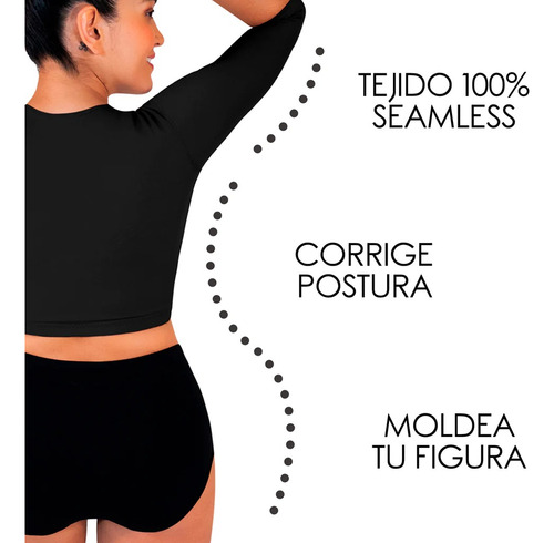 Faja Reductora, Moldeadora Brazos Y Espalda Slim Top