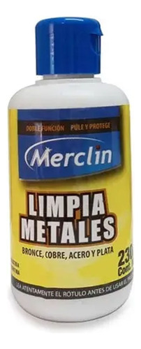 Limpia Metales Merclin  Pule Y Protege  230ml H Y T