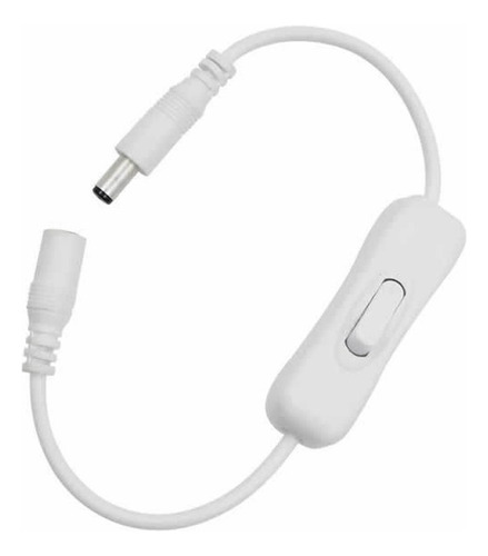 Interruptor Liga Desliga P4 Fita Led Femea Macho Branco