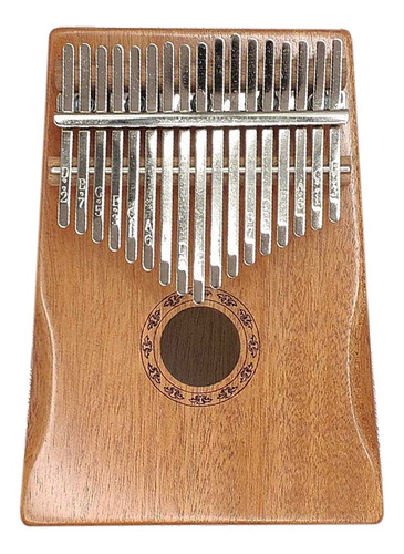 Imagen 2 de 9 de Kalimba De 17 Teclas, Instrumento Musical De Madera P/dedos