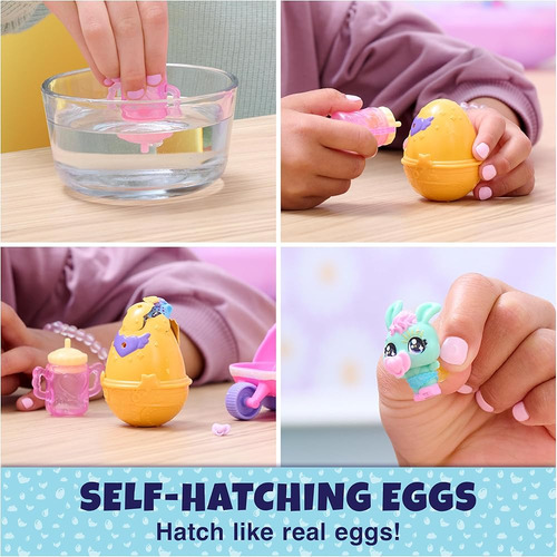 Set De Juego Hatchimals Alive Con Cochecito Y 2 Huevos Eclos