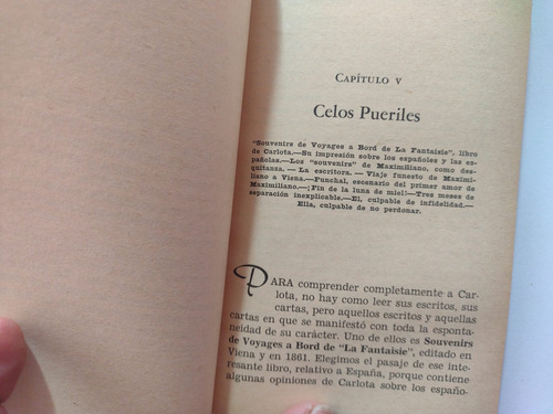 Carlota, Infidelidades De Maximiliano- F Ibarra De Anda 1958 (Usado)