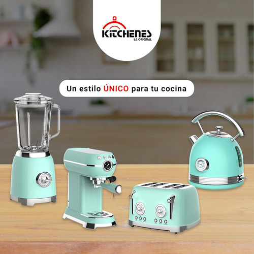 Licuadora Electrica Mezcladora Triturador Retro De 1.5l 600w