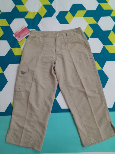 Pantalón Acadia Outdoors Pescador Para Dama Talla S Khaki