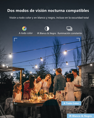 Cámara De Seguridad Homeviz Ob10 2k 3mp Wifi Impermeable
