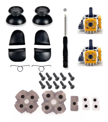 Kit Borracha Condutiva Direcional Controle PS5 Dualsense