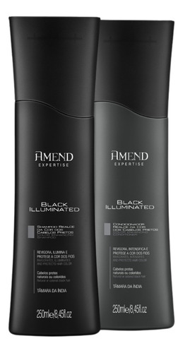 Kit Shampoo E Condicionador Realce Black Illuminated Amend