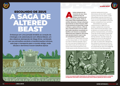 Livro Altered Beast Detonado Sega Classics