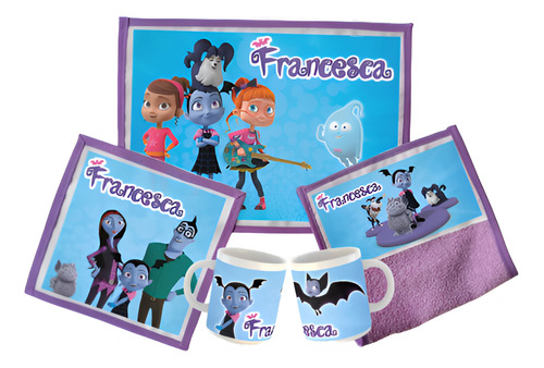 Set Jardin Infantes Personalizado Vampirina Grafica Prexo