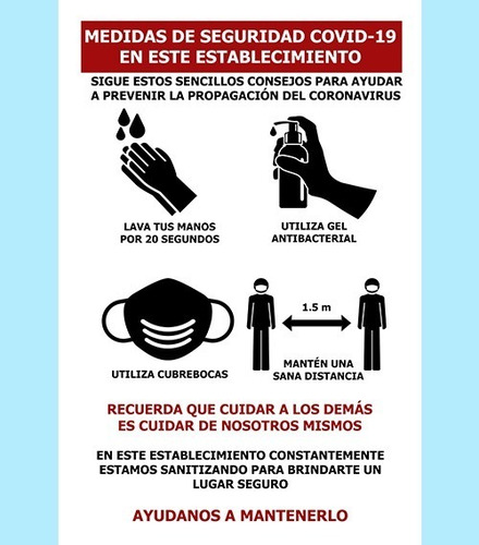 Imagen 2 de 4 de Señalamientos Coronaviru Digitales No Físicos