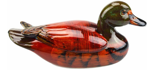 Pareja Patos Mandarines Cura Feng Shui Amor Fidelidad 16 Cm