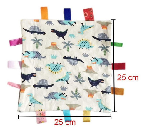 Baby Colorful Security Tag Blanket Soft Appease Towel For Ne